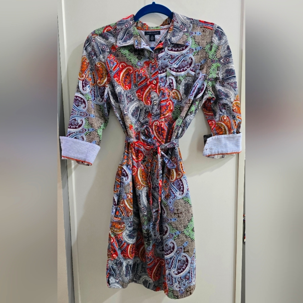 Tommy Hilfiger Paisley Shirt Dress
